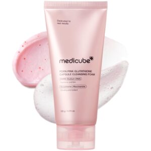 MEDICUBE – PDRN Pink Glutathione Capsule Cleansing Foam | 120 g
